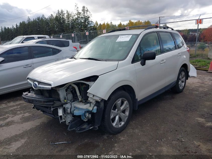 2015 Subaru Forester 2.5I VIN: JF2SJABC6FH596407 Lot: 37972992