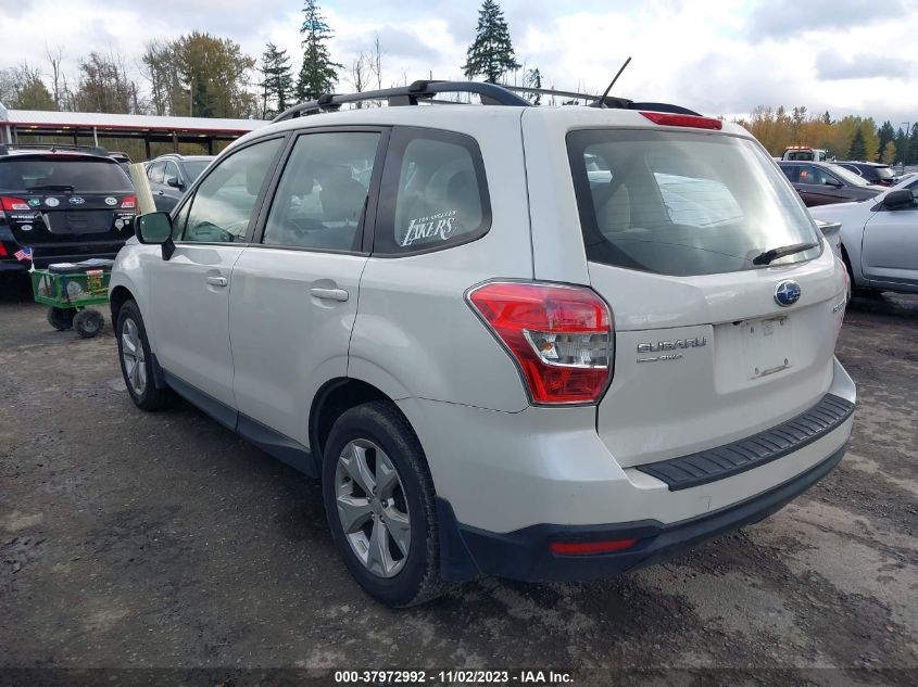 2015 Subaru Forester 2.5I VIN: JF2SJABC6FH596407 Lot: 37972992