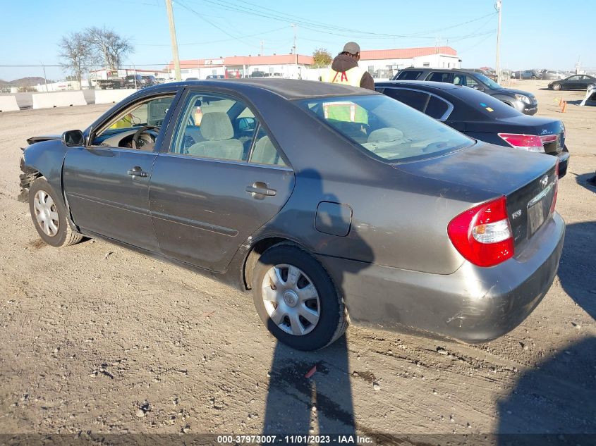 2003 Toyota Camry Le VIN: JTDBE32KX30236072 Lot: 37973007