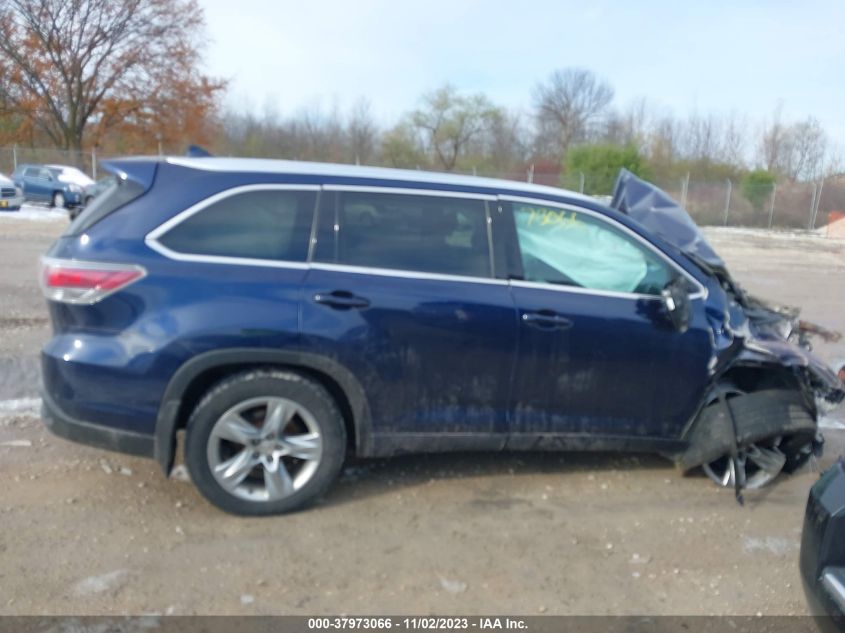 2015 Toyota Highlander Limited Platinum V6 VIN: 5TDDKRFH7FS223025 Lot: 37973066