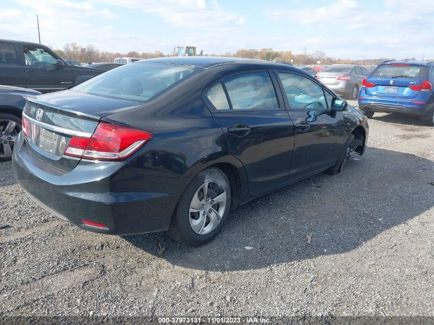 2014 Honda Civic Lx VIN: 2HGFB2F59EH548232 Lot: 37973131