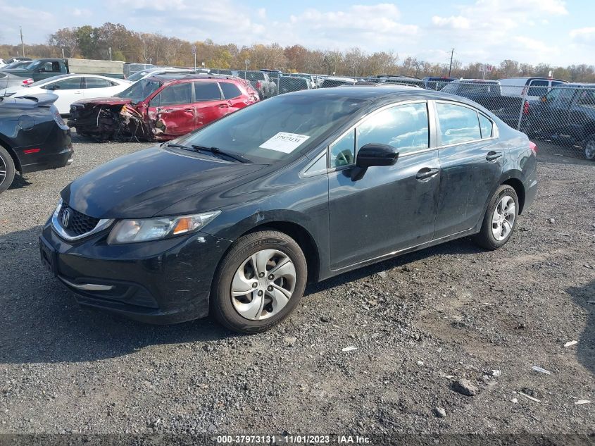 2014 Honda Civic Lx VIN: 2HGFB2F59EH548232 Lot: 37973131