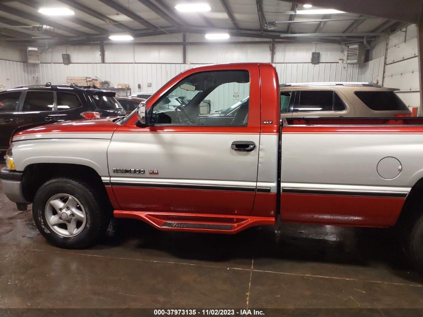 1997 Dodge Ram 1500 VIN: 1B7HC16Z2VJ624115 Lot: 37973135