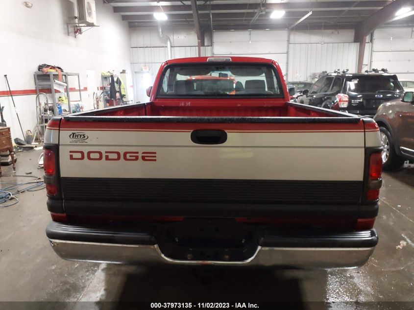 1997 Dodge Ram 1500 VIN: 1B7HC16Z2VJ624115 Lot: 37973135