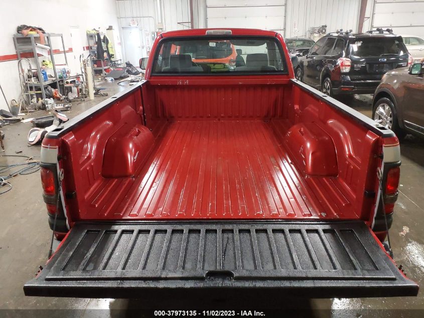 1997 Dodge Ram 1500 VIN: 1B7HC16Z2VJ624115 Lot: 37973135