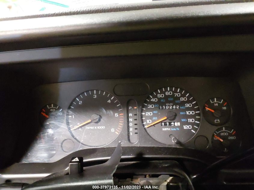 1997 Dodge Ram 1500 VIN: 1B7HC16Z2VJ624115 Lot: 37973135