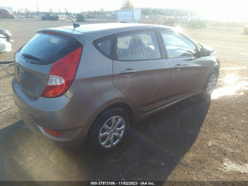 2014 Hyundai Accent Gs VIN: KMHCT5AE9EU167240 Lot: 37973186