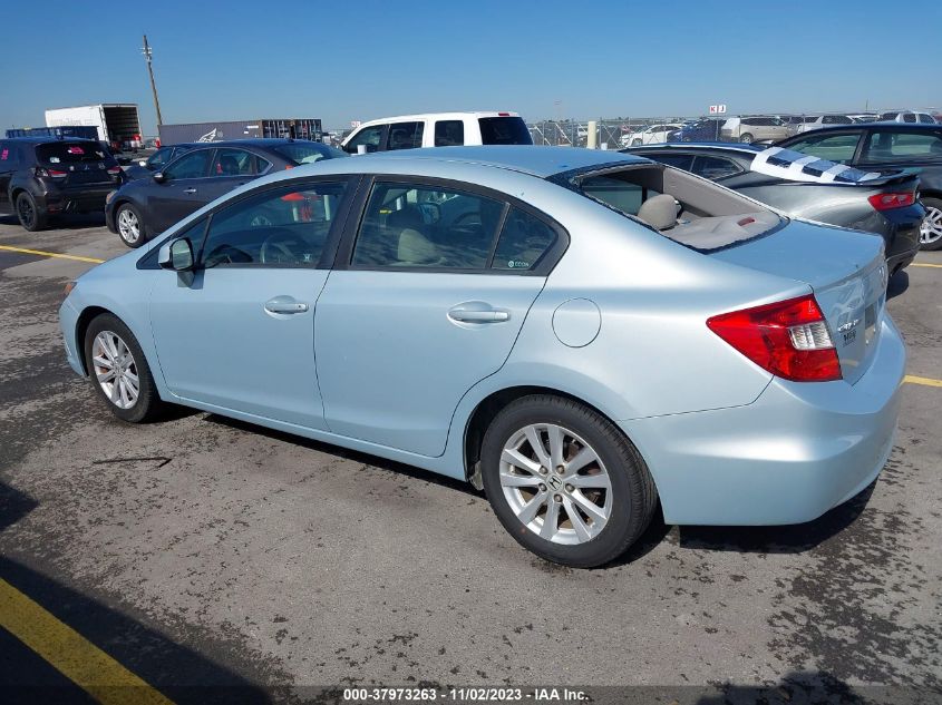 2012 Honda Civic Sdn Ex VIN: 19XFB2F85CE047050 Lot: 37973263