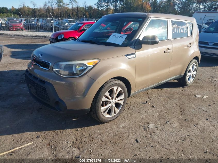 2014 Kia Soul + VIN: KNDJP3A53E7012105 Lot: 37973275