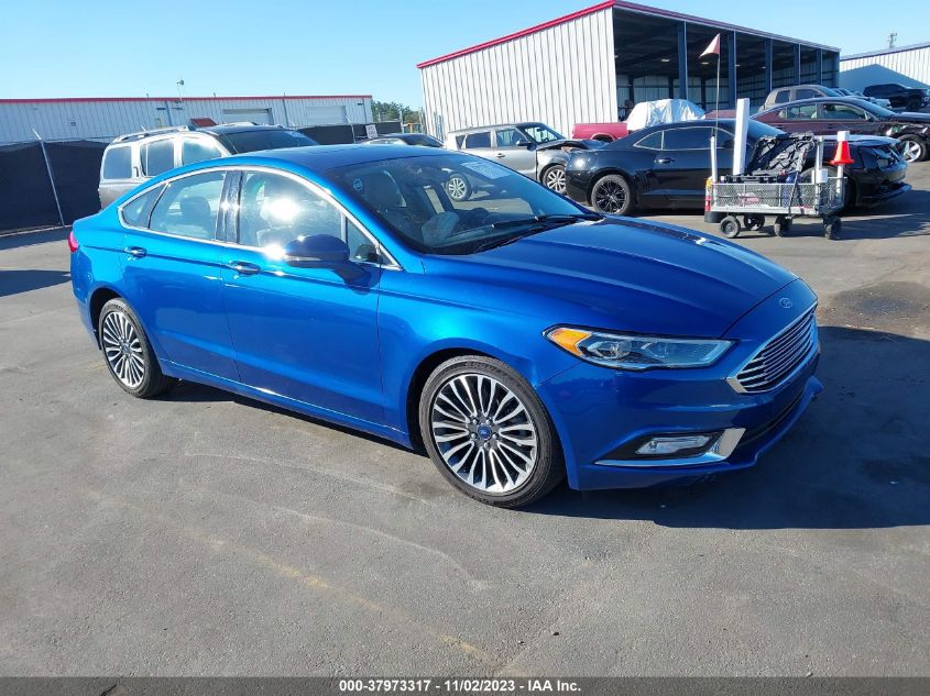 2017 Ford Fusion Se VIN: 3FA6P0HD3HR333808 Lot: 37973317