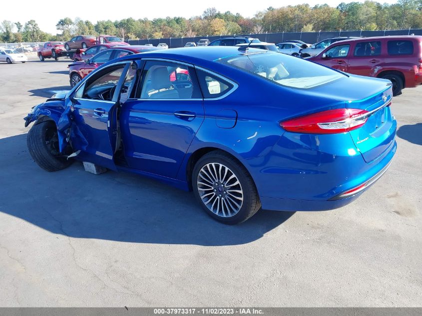 2017 Ford Fusion Se VIN: 3FA6P0HD3HR333808 Lot: 37973317