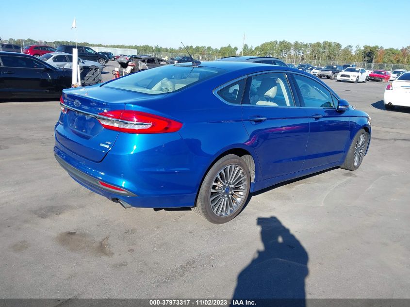 2017 Ford Fusion Se VIN: 3FA6P0HD3HR333808 Lot: 37973317