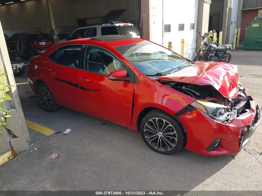 2015 Toyota Corolla S Plus VIN: 2T1BURHE4FC337075 Lot: 37973400