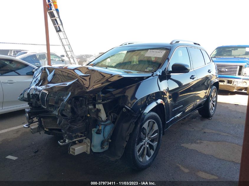 2019 Jeep Cherokee Overland 4X4 VIN: 1C4PJMJX0KD331137 Lot: 37973411