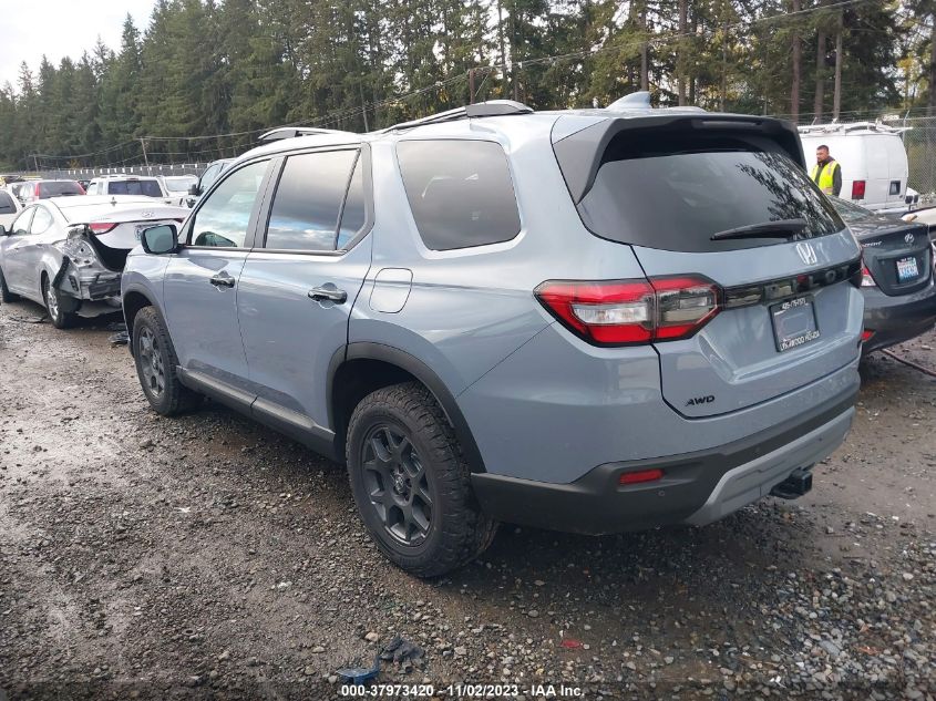 2023 Honda Pilot Awd Trailsport VIN: 5FNYG1H60PB056576 Lot: 37973420