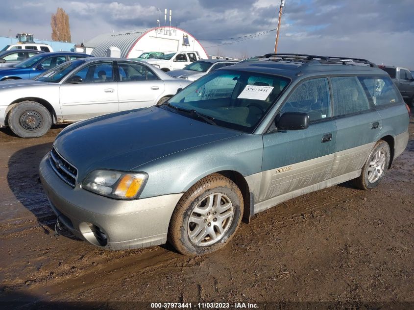 2001 Subaru Legacy Outback W/Rb Equip VIN: 4S3BH665517652659 Lot: 37973441