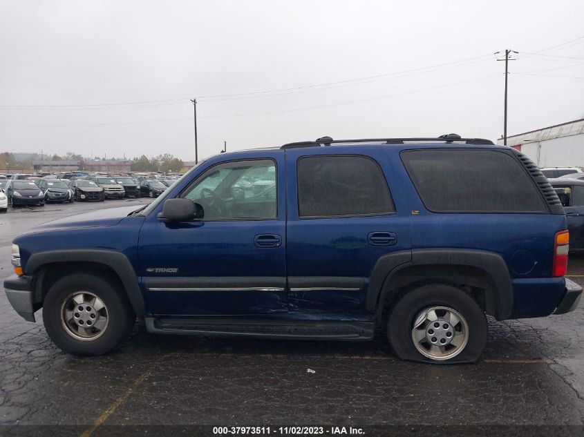 2002 Chevrolet Tahoe Lt VIN: 1GNEK13ZX2R155497 Lot: 37973511