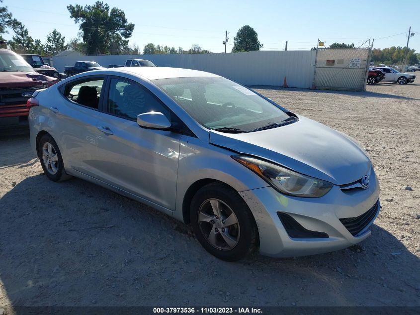 2014 Hyundai Elantra Se VIN: 5NPDH4AE8EH463333 Lot: 37973536