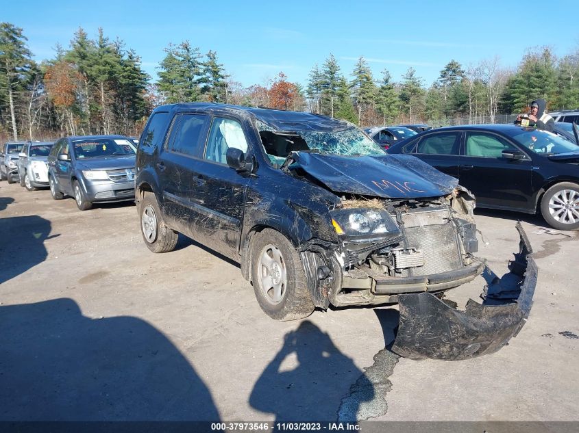 2011 Honda Pilot Lx VIN: 5FNYF4H22BB054189 Lot: 37973546