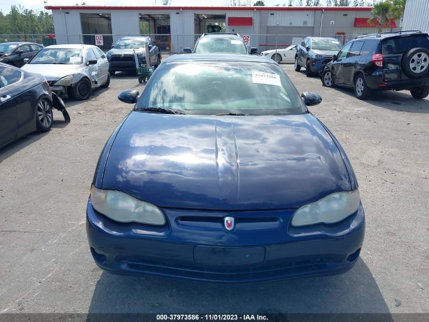 2002 Chevrolet Monte Carlo Ss VIN: 2G1WX15K829303065 Lot: 37973586