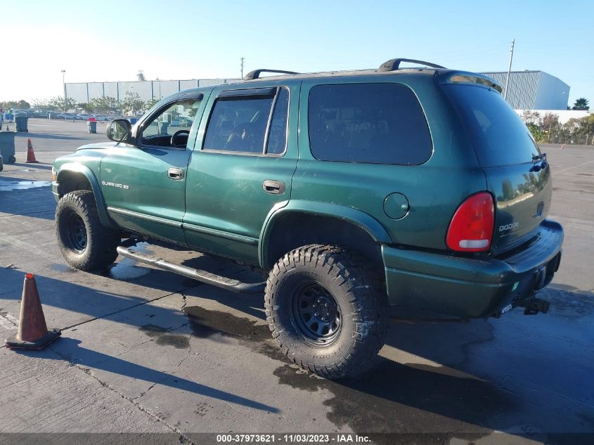 1998 Dodge Durango Slt VIN: 1B4HS28YXWF136058 Lot: 37973621