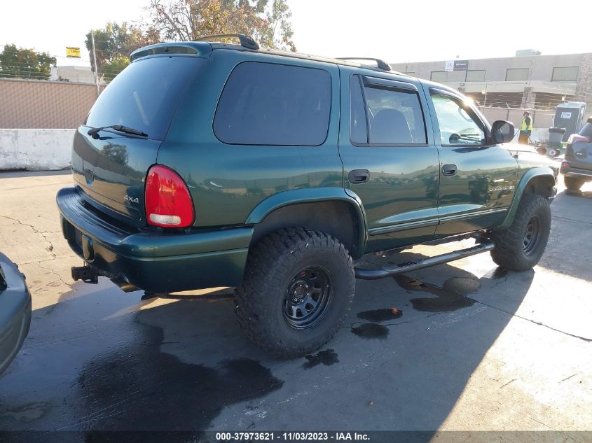 1998 Dodge Durango Slt VIN: 1B4HS28YXWF136058 Lot: 37973621