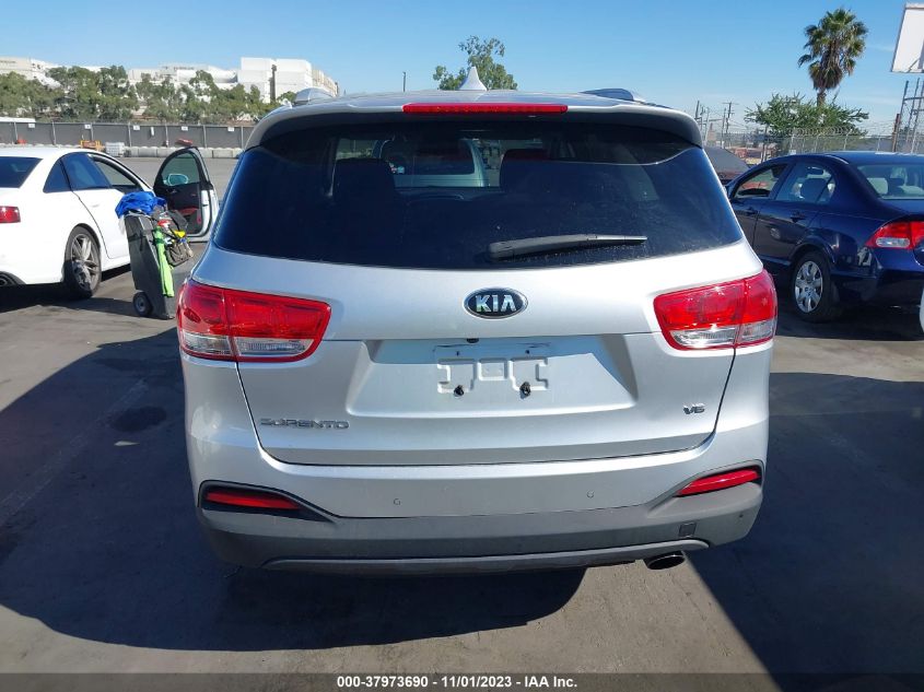 2016 Kia Sorento Lx VIN: 5XYPG4A54GG159636 Lot: 37973690