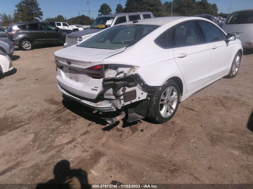 2018 Ford Fusion Se VIN: 3FA6P0HD1JR166841 Lot: 37973745