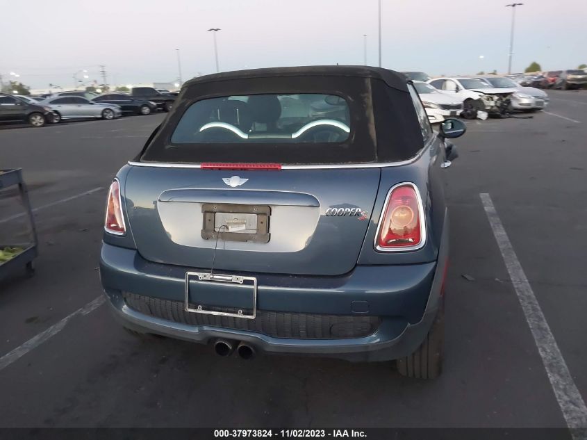 2010 Mini Cooper Convertible S VIN: WMWMS3C59ATY08817 Lot: 37973824