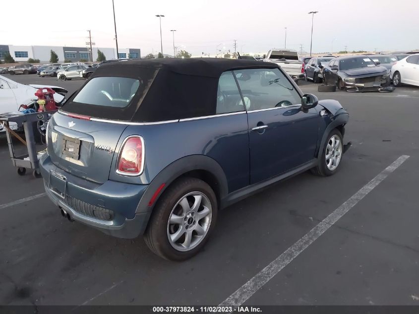 2010 Mini Cooper Convertible S VIN: WMWMS3C59ATY08817 Lot: 37973824