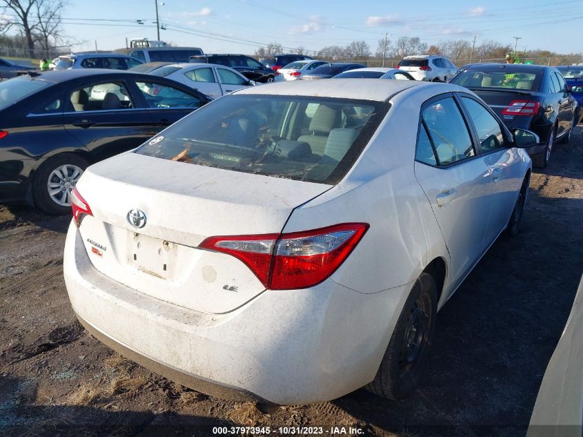 2015 Toyota Corolla Le VIN: 2T1BURHE9FC266858 Lot: 37973945