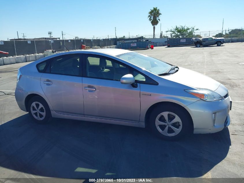 2014 Toyota Prius Two VIN: JTDKN3DU8E0362898 Lot: 37973965