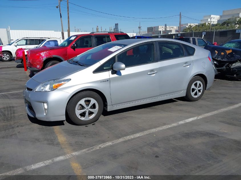 2014 Toyota Prius Two VIN: JTDKN3DU8E0362898 Lot: 37973965