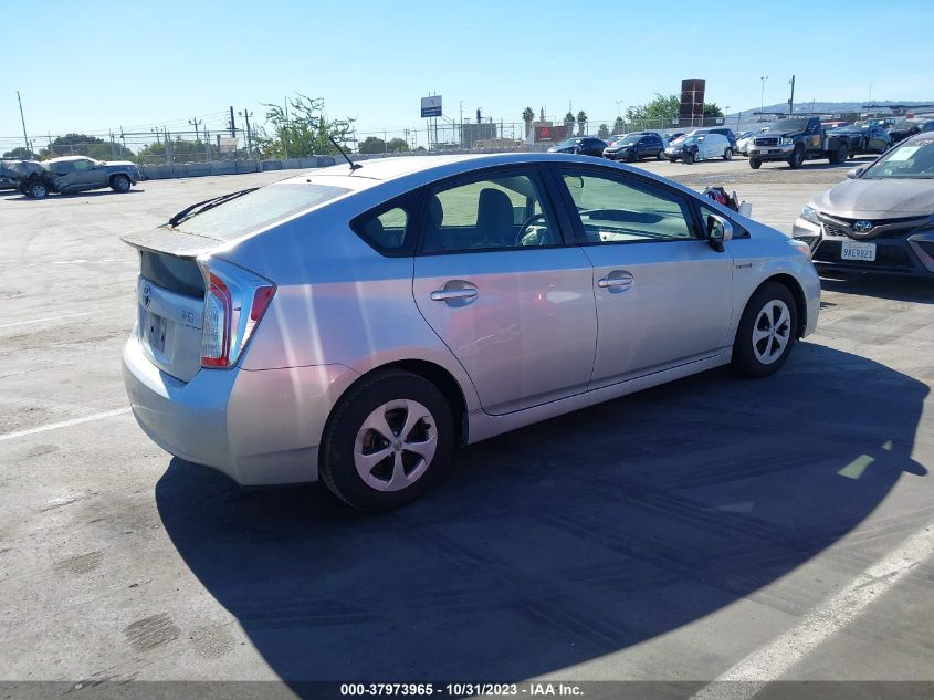 2014 Toyota Prius Two VIN: JTDKN3DU8E0362898 Lot: 37973965