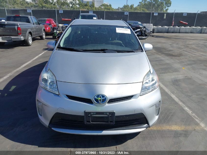 2014 Toyota Prius Two VIN: JTDKN3DU8E0362898 Lot: 37973965