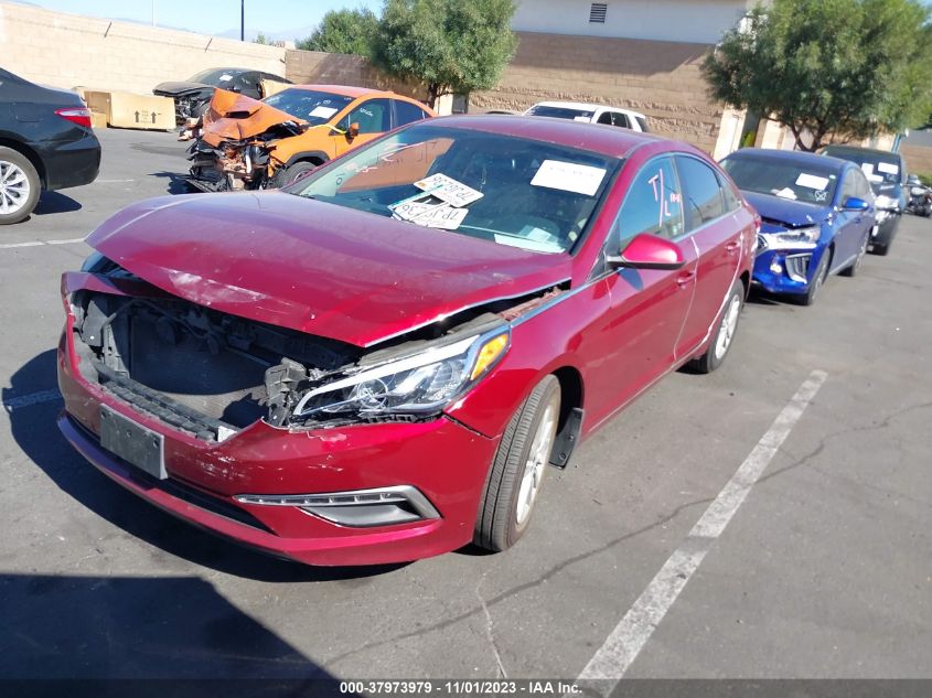 2015 Hyundai Sonata Se VIN: 5NPE24AFXFH206562 Lot: 37973979