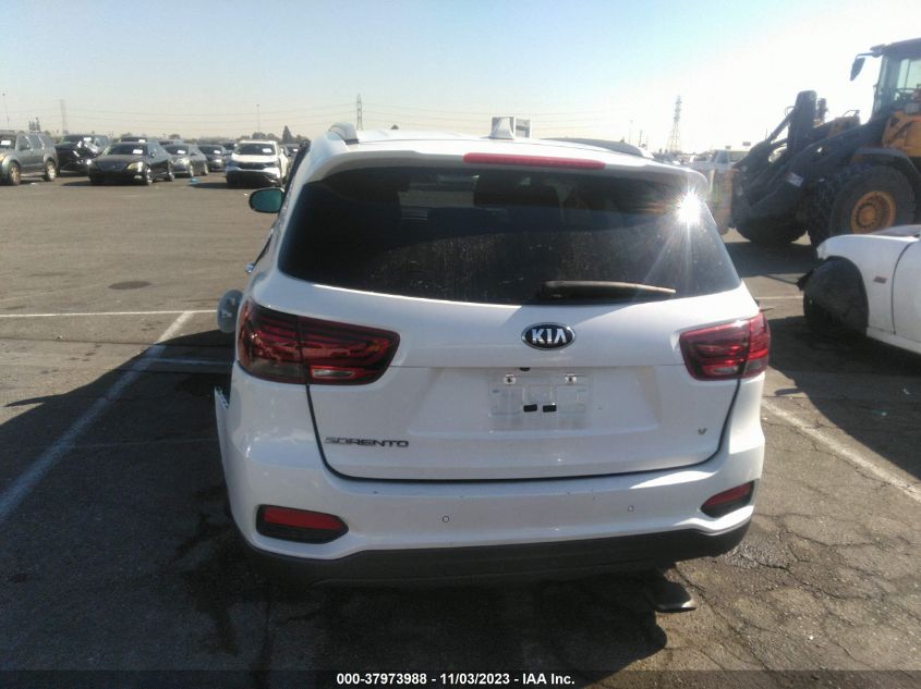 2019 Kia Sorento 3.3L Lx VIN: 5XYPG4A5XKG458363 Lot: 37973988