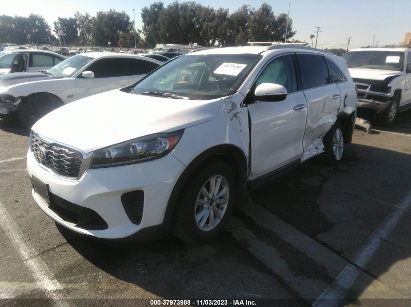 2019 Kia Sorento 3.3L Lx VIN: 5XYPG4A5XKG458363 Lot: 37973988