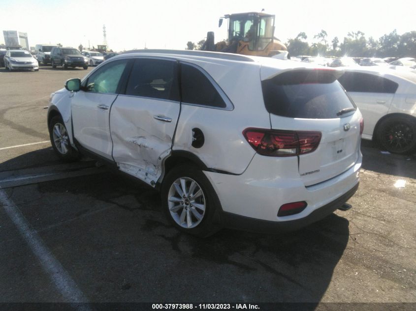 2019 Kia Sorento 3.3L Lx VIN: 5XYPG4A5XKG458363 Lot: 37973988