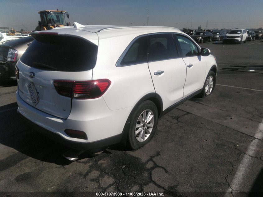 2019 Kia Sorento 3.3L Lx VIN: 5XYPG4A5XKG458363 Lot: 37973988