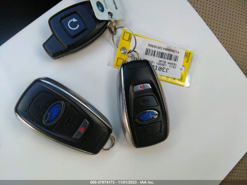 2018 Subaru Legacy 2.5I Limited VIN: 4S3BNAN64J3016988 Lot: 37974173