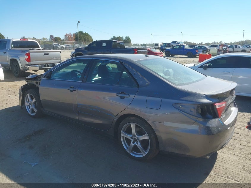 2016 Toyota Camry Xse/Xle VIN: 4T1BK1FK9GU569395 Lot: 37974205