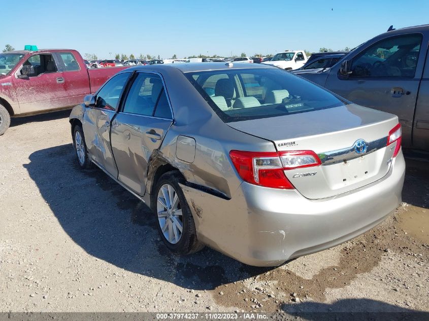 2013 Toyota Camry Hybrid Xle VIN: 4T1BD1FK2DU088443 Lot: 37974237