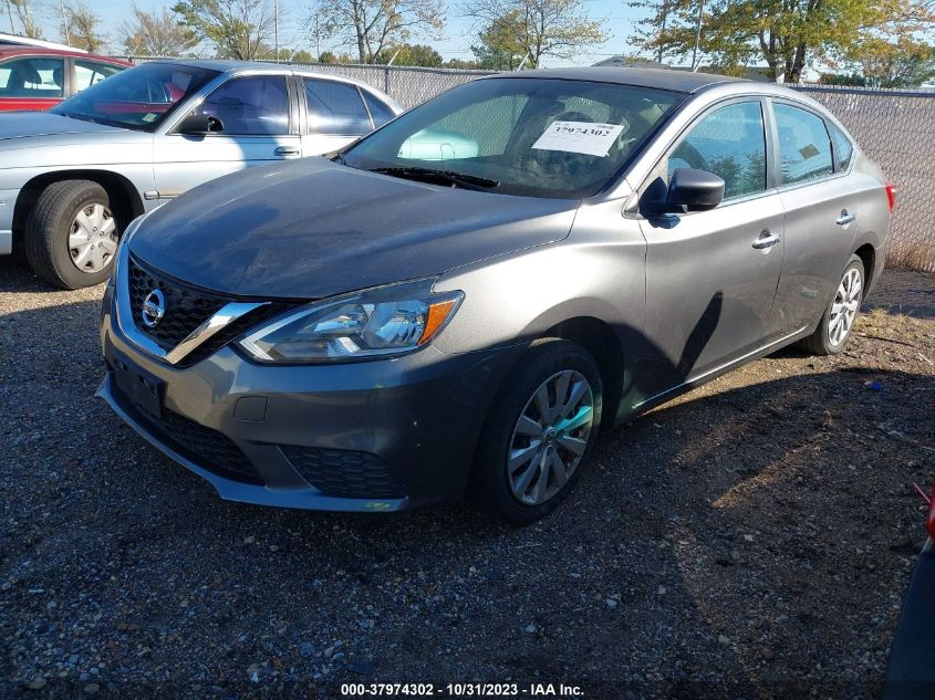 2016 Nissan Sentra Sr/Sl/S/Sv/Fe+ S VIN: 3N1AB7APXGY240436 Lot: 37974302