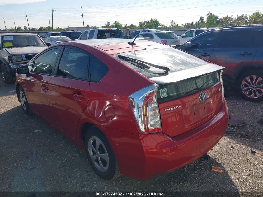 2013 Toyota Prius Three VIN: JTDKN3DU5D1619590 Lot: 37974382