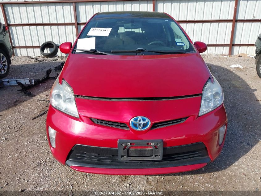 2013 Toyota Prius Three VIN: JTDKN3DU5D1619590 Lot: 37974382