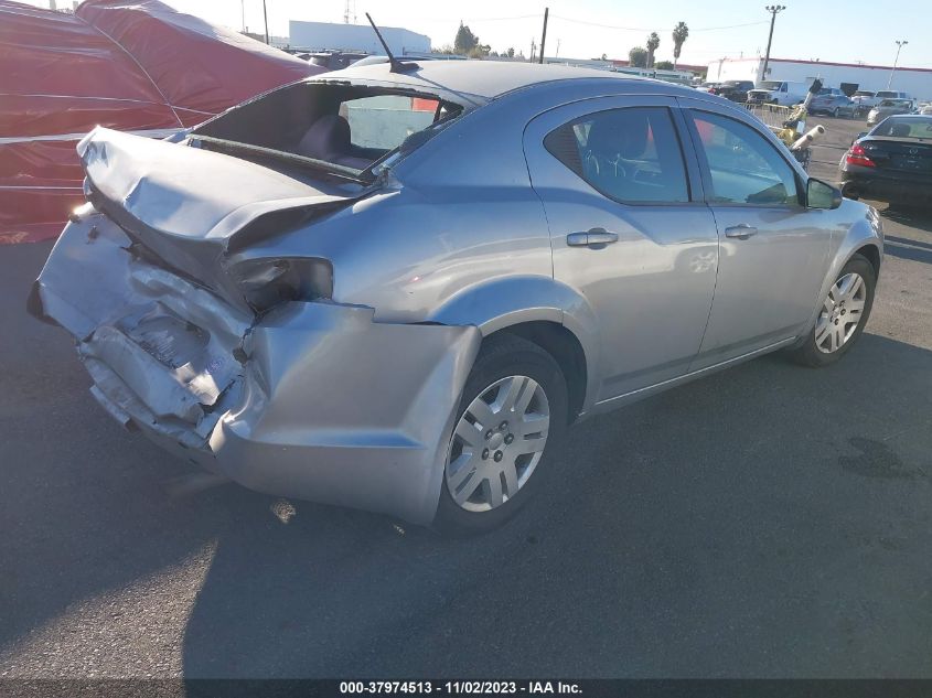 2013 Dodge Avenger Se VIN: 1C3CDZAB8DN720732 Lot: 37974513