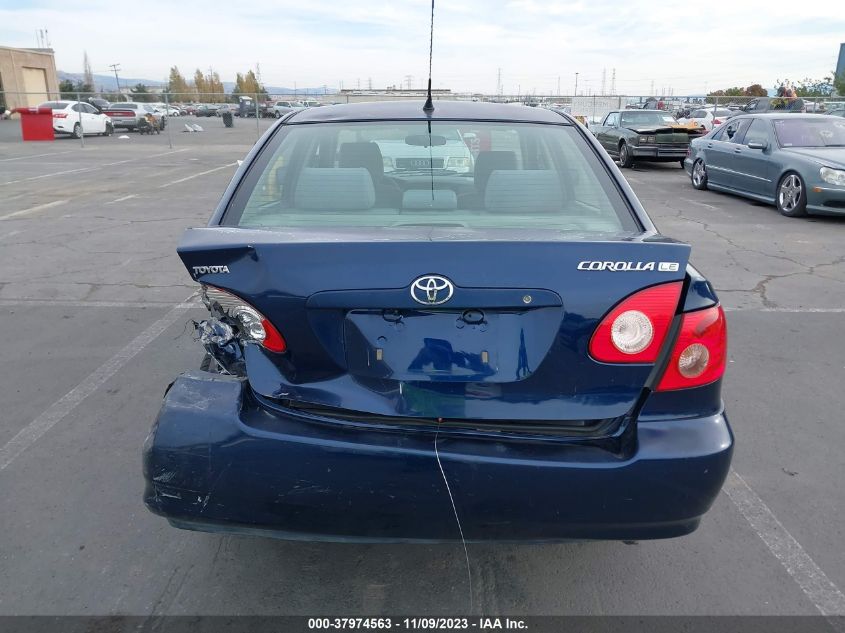 2005 Toyota Corolla Le VIN: JTDBR32E750053875 Lot: 37974563