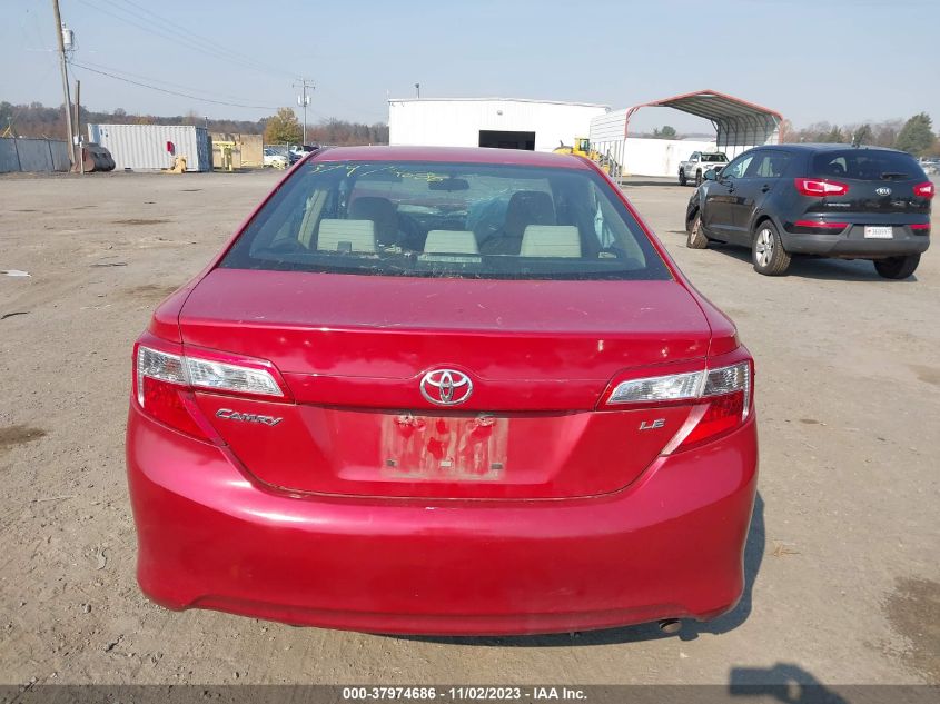 2013 Toyota Camry L/Le/Se/Xle VIN: 4T4BF1FK1DR324547 Lot: 37974686