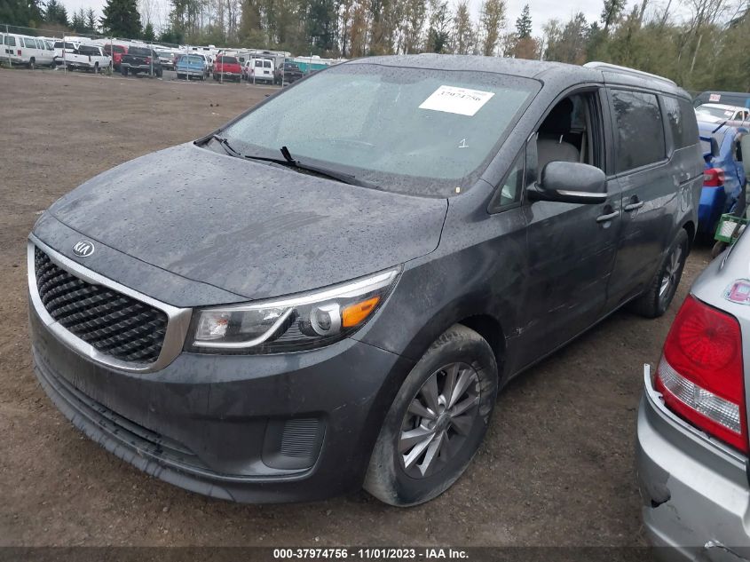 2016 Kia Sedona Lx VIN: KNDMB5C1XG6192242 Lot: 37974756